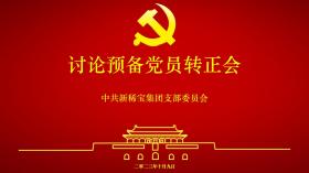 “注入新血液 凝聚新力量”新稀寶黨支部成功組織預備黨員轉正會(huì )議
